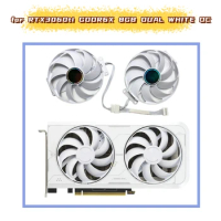 Graphics Card Cooling Fan for RTX3060ti GDDR6X 8GB DUAL WHITE OC Video Card Fan Replacement Accessories