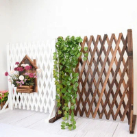 Wooden Fence Trellis Painted Garden Decoration Trellises Easy Installation Fence Trellis for Gates