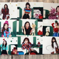 signed TWICE autographed photo MERRY &amp; HAPPY 6 inches 9 photos set free shipping 122017A