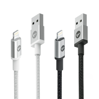 mophie MFi認證  USB-A To Lightning 300cm 編織快速充電傳輸線
