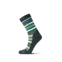 ├登山樂┤美國 FITS 登山健行襪-羊毛襪 Light Hiker Crew Multi-Pattern F1057-080 藍百合