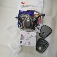 3M 6200 mask+SJL 603 filter Adapter + 3M5N11+SJL 501 anti dust suit anti smoke particulates Pollen powder cement