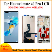 Original For Huawei Mate 40 Pro LCD Display Touch Screen With Frame 6.76" Mate40 Pro NOH-NX9 NOH-AN00 Screen Digitizer Assembly