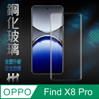 【HH】OPPO Find X8 Pro -全覆蓋3D曲面-鋼化玻璃保護貼(GPN-OPFX8P-3DK)