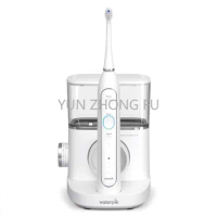 Electric Toothbrush and Water Flosser Combo in One, White Waterpik Sonic-Fusion 2.0 Professional Flossing Toothbrush,