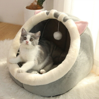 貓咪用品大全貓窩全封閉公主窩冬季可拆洗網紅貓床通用高級狗窩暖