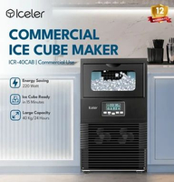 Mesin Es Batu 40kg perhari Iceler Ice Cube Maker untuk Cafe