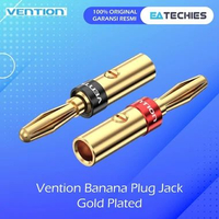 Vention BFD Banana Plug Jack Konektor Kabel Speaker Gold Plated