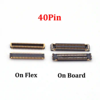 10Pcs 40pin For Xiaomi Mi Note 10 Note10 Pro Note 10 Lite CC9 Pro LCD Display FPC Connector Screen Flex Plug On Motherboard