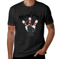 Funny Bowling Shirt Mortal Pins T-Shirt plus size tops summer top oversized t shirt men