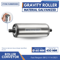 Gravity Roller Conveyor 60 mm x 450 mm Roller Gravity Conveyor