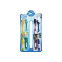 內地直送 - 日本CCOKIO银离子备长炭牙刷早晚组合四支装