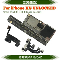 Motherboard For iPhone XS Clean iCloud 64gb Mainboard With system 256gb Logic Board 512gb Full Function Support Update