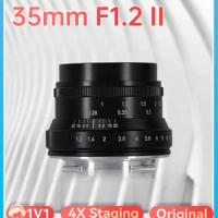7artisans 35mm F1.2 II APS-C Large aperture Prime Lens For Micro43 M43 Sony E ZVE10 A7 III Fujifilm Canon EF-M Nikon Z Z5 35 1.2