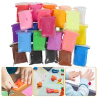 24 Bags Clay Light Dry for Adults Polymer Resin Modeling Child Bentonite