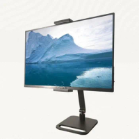 Portable Monitor Holder 8-17.3 inch Display Riser Metal Standing Desk VESA Clamp Mount for Expansion Screen