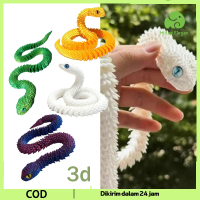 Ornamen Ular Patung Ular Simulasi Dapat Digerakkan / Mainan Ular Figure Aksi Model 3D untuk Tahun Ul