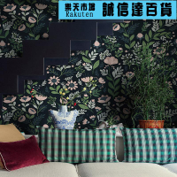 壁紙 壁貼 英式碎花復古壁紙牆布美式鄉村客廳電視沙發背景牆定製不織布牆布