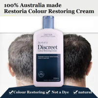 Original Restoria Discreet Colour Restoring Cream Lotion Hair Care 250ml Reduce Grey Hair for Men and Women