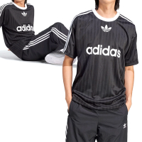 Adidas Adicolor Poly T 男款 黑色 寬鬆 T 卹 圓領 上衣 運動 休閒 短袖 IU2341