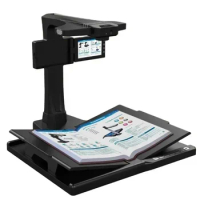 22 MP HD camera eloam Book scanner with preview screen and V-Shaped Book Cradle