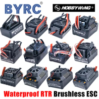 HOBBYWING Waterproof 25A 50A 60A 80A 100A 120A 150A 160A 200A RTR Brushless ESC Speed Controller For 1/10 1/8 1/7 1/6 1/5 RC Car