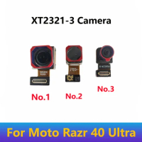 Original Front Facing Rear Main For Motorola Moto Razr 40 Ultra XT2321-3 Phone Flex Cable Camera Replacement