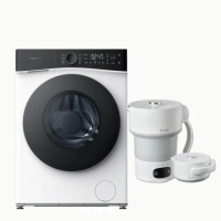 【Roborock 石頭科技】含安裝 衣莉莎白H1 Neo 洗脫烘10KG滾筒洗衣機加贈熱水壺