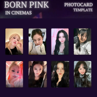Thẻ Ảnh Born Pink IN CINEMAS, BlackPink, CGV POB Blink Lisa Rose Jennie Jisoo, Thẻ Ảnh Kỷ Niệm 8 Năm
