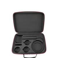 Portable EVA Storage Bag, Dustproof, Anti-Scratch, Shockproof Case, Pouch for Dyson Hair Dryer HD08, Lightweight Compact Case Ba