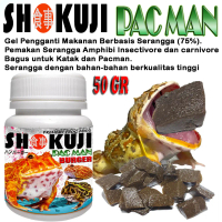 SHOKUJI PACMAN INSTAN FOOD KATAK AMFIBI KODOK MAKANAN PAKAN PENGGANTI SERANGGA BERGIZI DAN BERVITAMI
