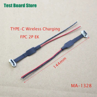 Test Board 1pcsType-C 2Pin Wireless Charging FPC EK Welding Wire Flat Cable Male Adapter Extention For Phone