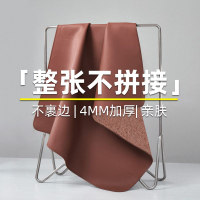 免運 可開票 超低價 牛皮涼席頭層水牛皮加厚牛皮席真皮席子三件套夏季 快速發貨