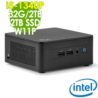 INTEL NUC 13代迷你電腦 (i5-1340P/32G/2TSSD+2TB/W11P)