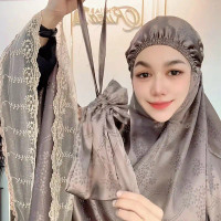 ชุดละหมาด รุ่น JASMIN เนื้อผ้า SATIN SUTERA SILK