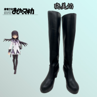 Cô gái phép thuật Madoka Akemi Homura cosplay Giày cho hội nghị và biểu diễn anime giày dễ thương th