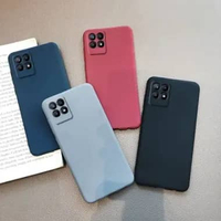 Soft Case Oppo Realme 8i Slim Matte Silicon Sandstone Hitam