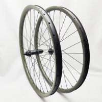 36mm Mtb Rim Carbon Fiber Mtb Bike Wheelset 29 Inch Mountain Bike Front and Rear Wheel Cyclocross Center Lock Disc Brake Hub