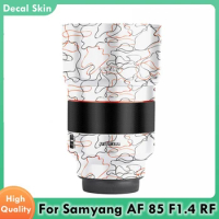 For Samyang 85 F1.4 RF Decal Skin Vinyl Wrap Film Lens Protective Sticker Protector Coat AF 85mm 1.4 f/1.4 For Canon Mount