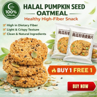 [Promosi April!!!] Kerepek Oat Bijii Labu, Biskut Labu, Biskut Bijirin Penuh, Protein Tinggi, Snek B