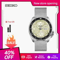 Original Seiko 5 Men Watch Automatic Mechanical Sports Stainless Steel 10Bar Waterproof Luminous Watchs