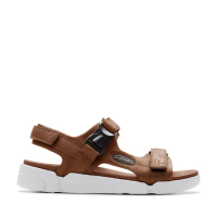 【Clarks】男鞋 Trigenic2 Ray 三瓣鞋2.0 輕量搭扣式魔鬼氈設計涼鞋(CLM82676S)