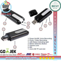 Spycam Usb Hd Flash Disk Kamera Pengintai Tersembunyi Spy Cam Original Promo !