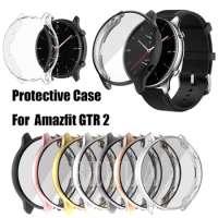 Full Screen Protective Watch Case For Huami Amazfit GTR 2 Screen Protector Cover For Amazfit GTR 2e TPU Case Transparent Shell