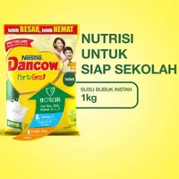 Dancow Fortigro 1kg Susu Bubuk dancow Instant 1kg dan dancow Coklat 1 Kg Pouch Instant PAKINGSTANDAR