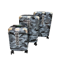 【COUGAR】米彩系列旅行箱 18吋 廉航OK(ABS+PC、鋁合金拉桿、TSA海關鎖、專利萬向減震輪)