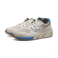 NEW BALANCE 休閒鞋 NB 580 米白藍 麂皮 復古鞋 男女 MT580ESB