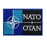 【A-ONE 匯旺】NATO 北大西洋公約 立體繡貼 裝飾貼 繡片貼 北約 燙布貼紙