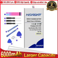 HSABAT 0 Cycle 6000mAh BL-T20 Battery for LG G Pad X 8.0 V521 Table PC High Quality Mobile Phone Replacement Accumulator