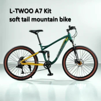 26 inch MTB Full Suspension Softail Mountain Bike Double Disc Cross Country Bicycle 10 speed Downhill bicicleta Aluminum Alloy